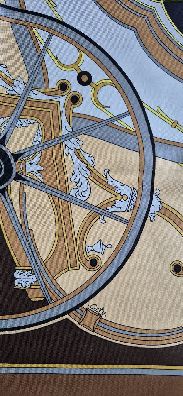 Hermès Foulards, Tücher & Schals: Foulard  Hermès Washington's Carriage – Neu (gemäss Beschreibung) aus st Gingolph von Fast-fashion 6