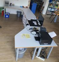 Bürotisch Kombination modular / Hund Büromöbel