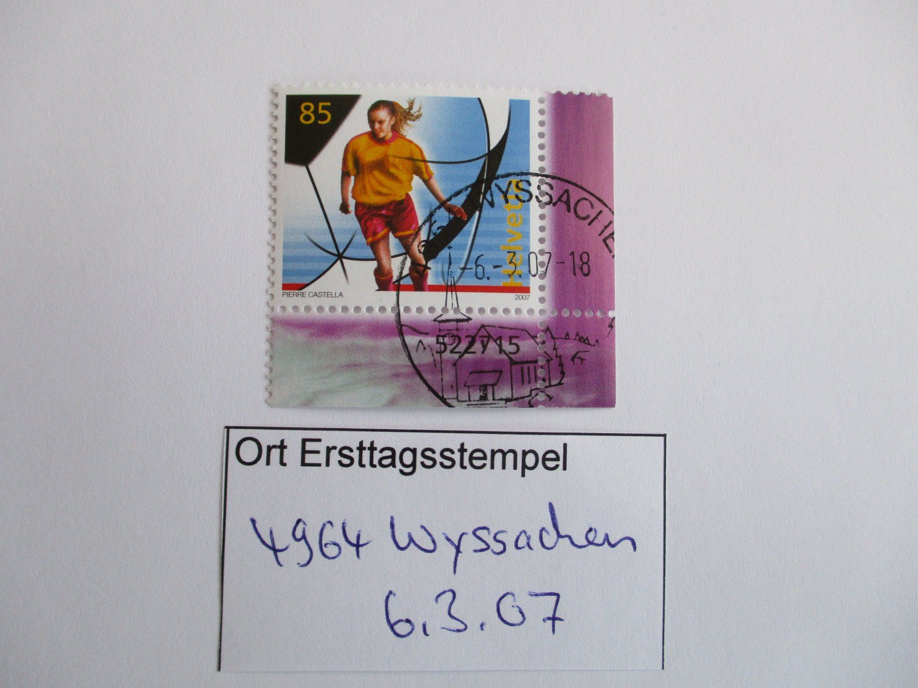 Alle Briefmarken: Voll Ort Ersttagsstempel 4964 Wyssachen – Gebraucht aus Langnau b. Reiden von Aktuell88