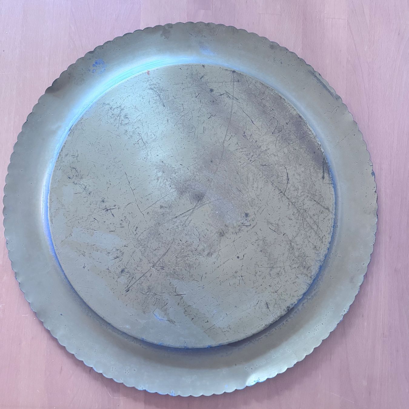 Piatti di portata: Prunkvolles orientalisches Messing-Tablett /59cm Durchmesser – Usato da Thun venduto da houzli 5