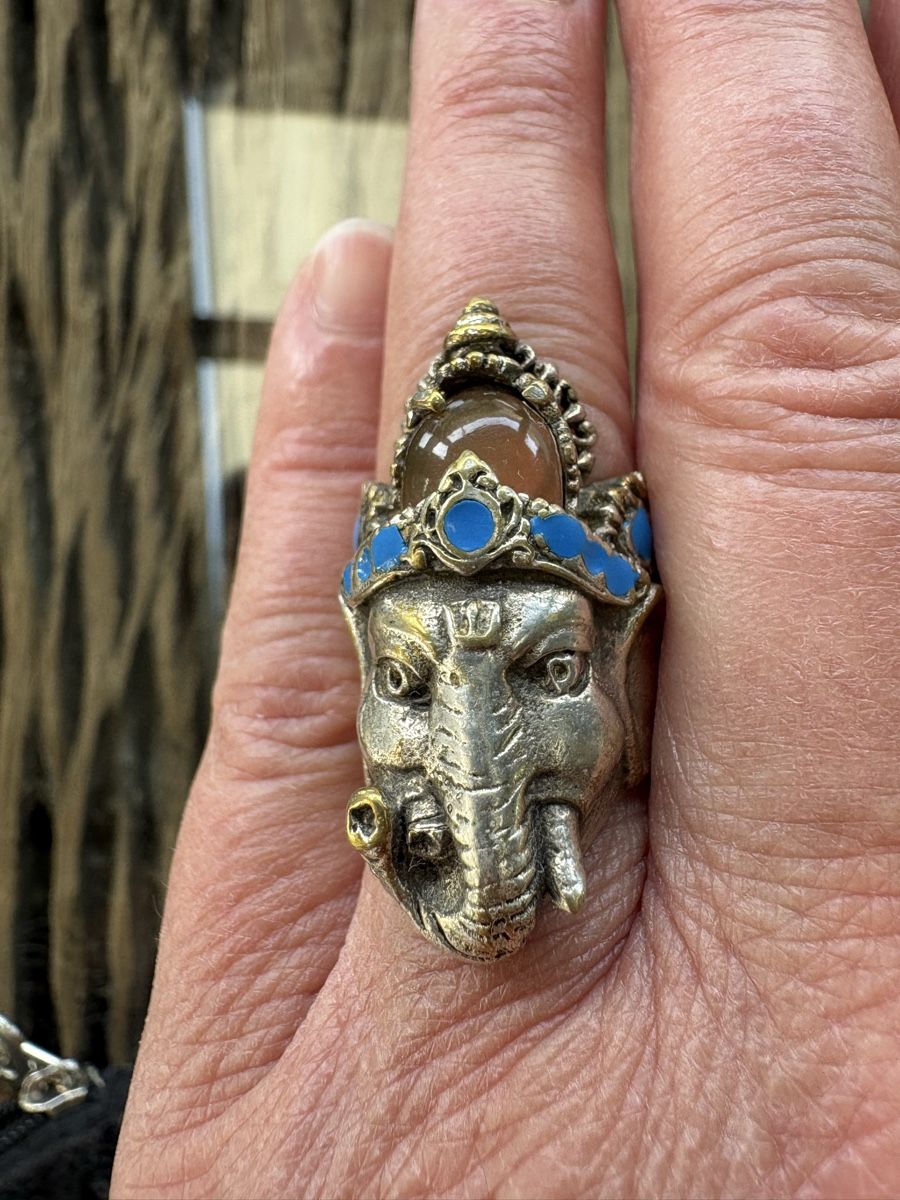 Anelli: Bague Ganesh argent Bali – Usato da Jongny venduto da Rivierach 2