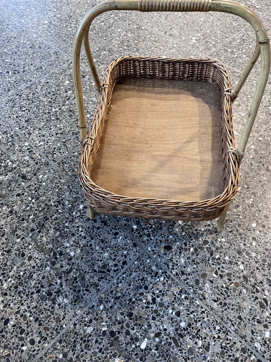 Altro in Antiquarato & Arte: Wunderschöner Vintage Serviertablo Korb Tablett 50x30cm – Usato da Zürich venduto da Roulet 3