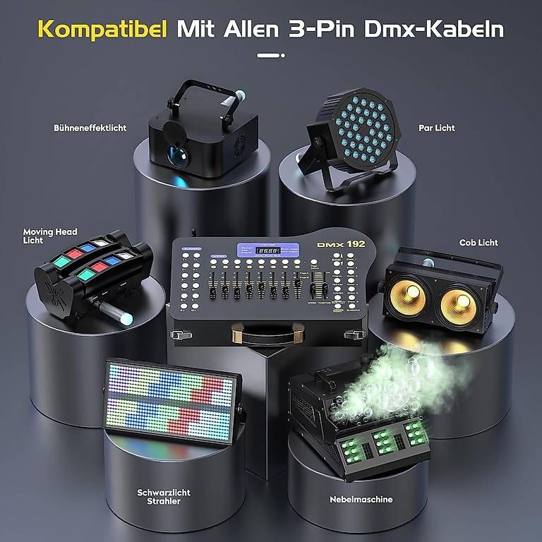 Mischpulte: U`King DMX Controller,192 Kanäle DJ Controller mit Schublade – Neu (gemäss Beschreibung) aus Kreuzlingen von Best-Deal-Oase 2