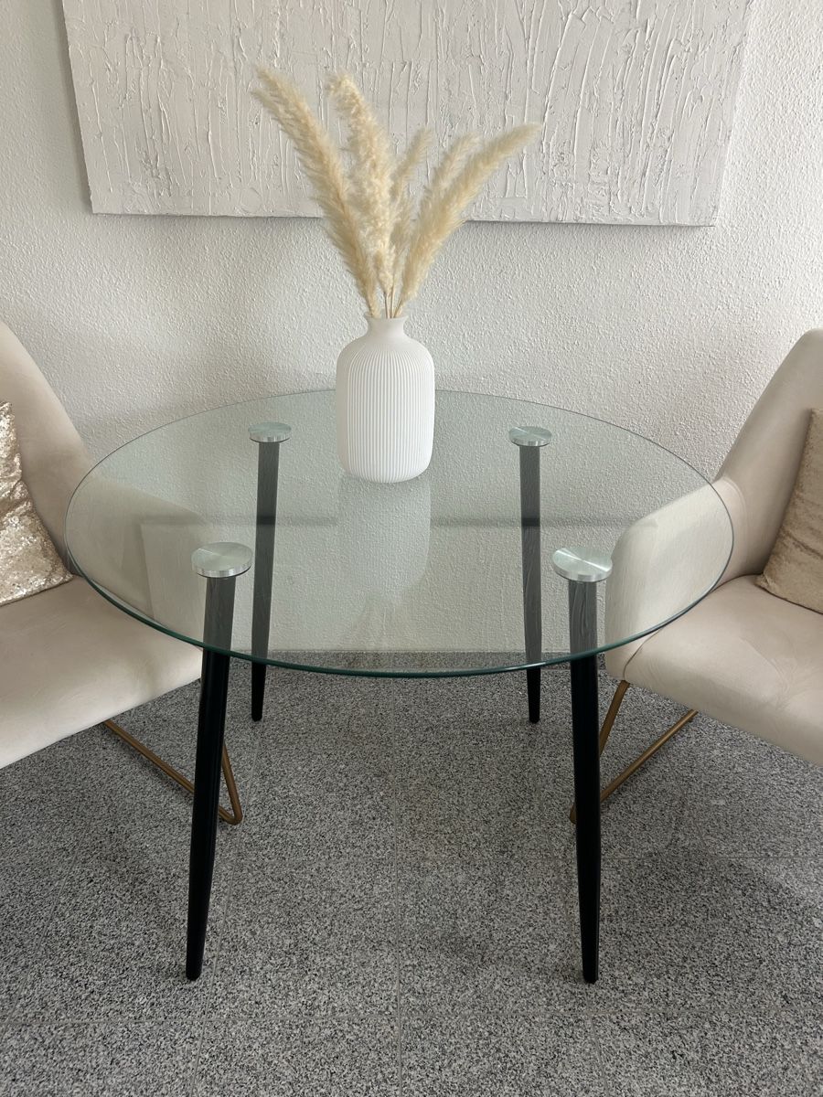 Tables: Runder Glastisch – Neuf (Voir description) à Kleindöttingen par Ricardolino7