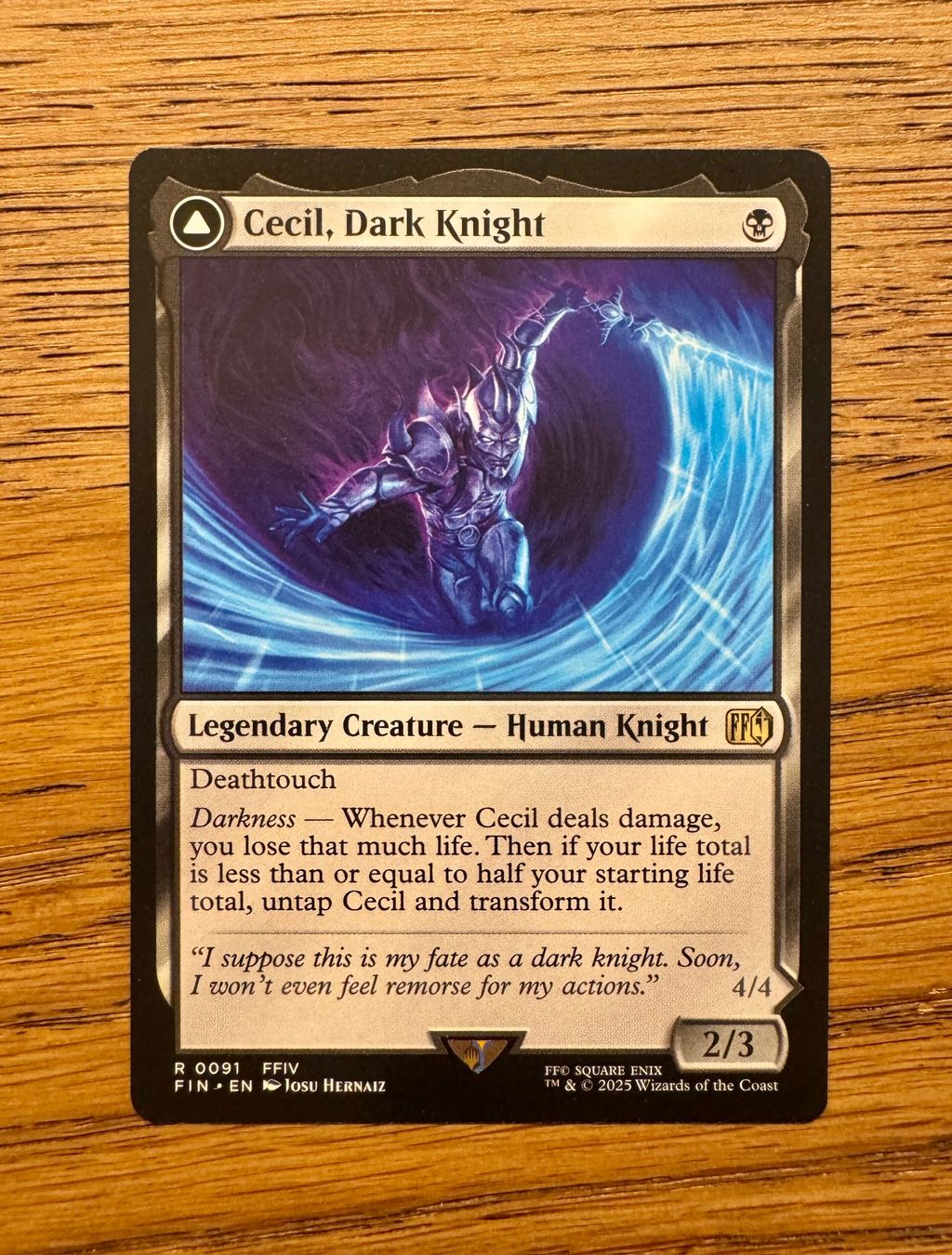 Magic The Gathering Carte collezionabili: Cecil, Dark Knight FINAL FANTASY NM – Nuovo (secondo la descrizione) da Rechthalten venduto da hosme_be