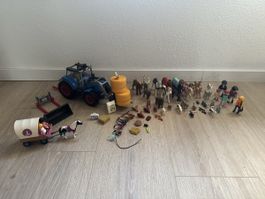 Playmobil Bauernhof Set mit Traktor und Tieren