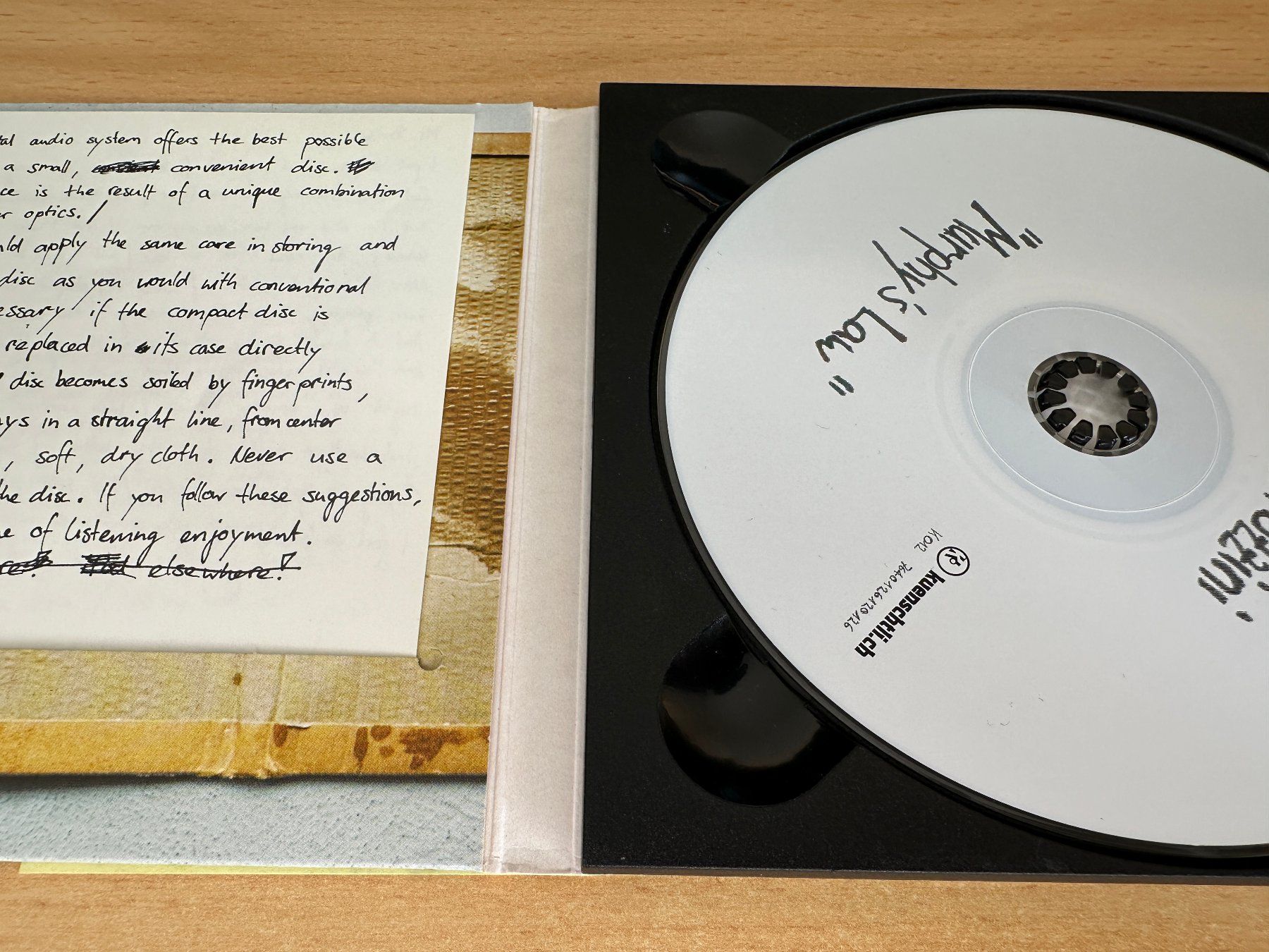 CD: Strozzini – Murphy's Law – Usato da Rikon im Tösstal venduto da Alpenmutz 2