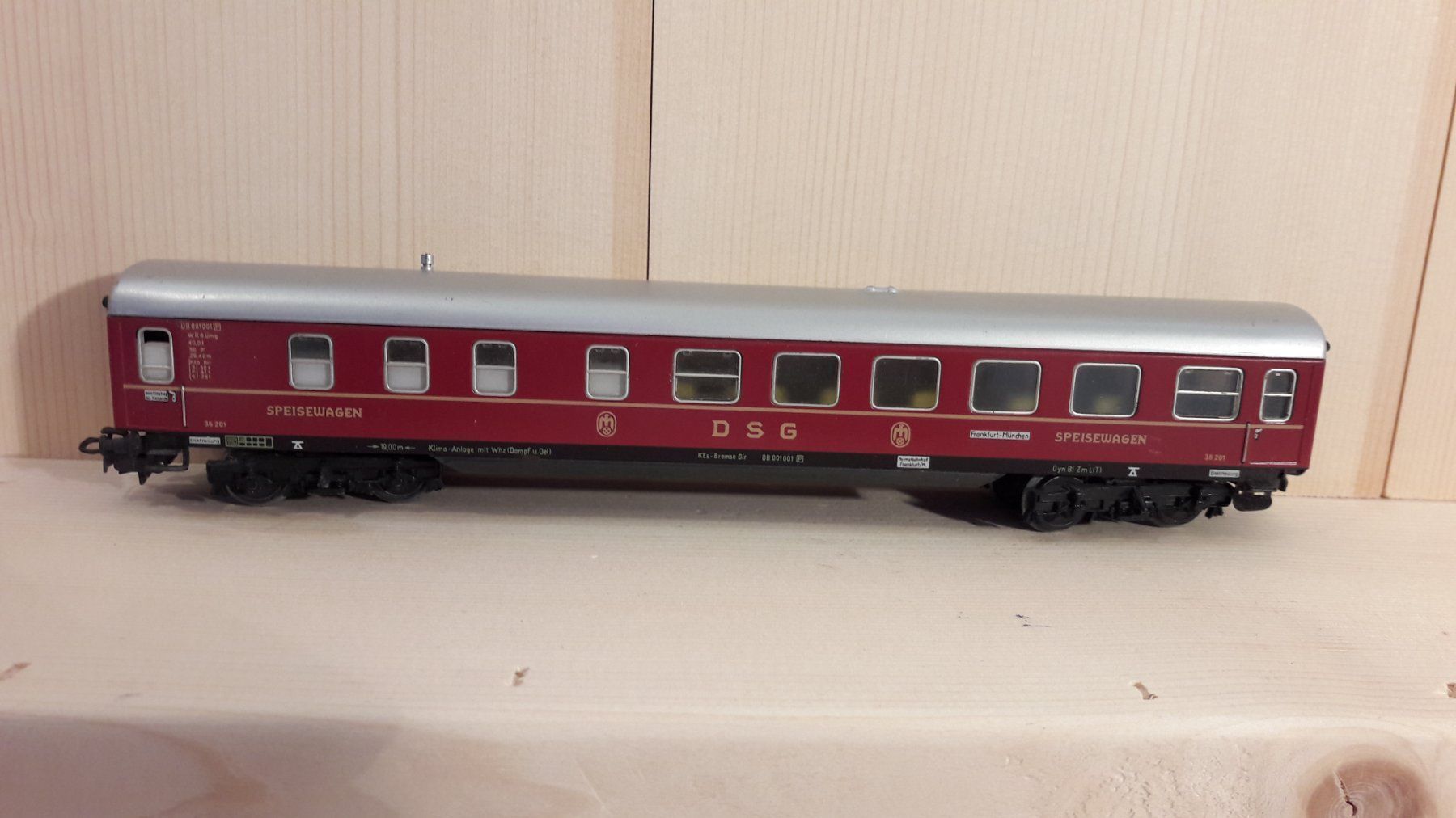 Märklin Modellini di ferrovie: Märklin HO AC : DB wagon-restaurant "WR4 – Usato da Buttes venduto da Cafe2005 4