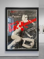 Affiche vintage 70's cinema erotique