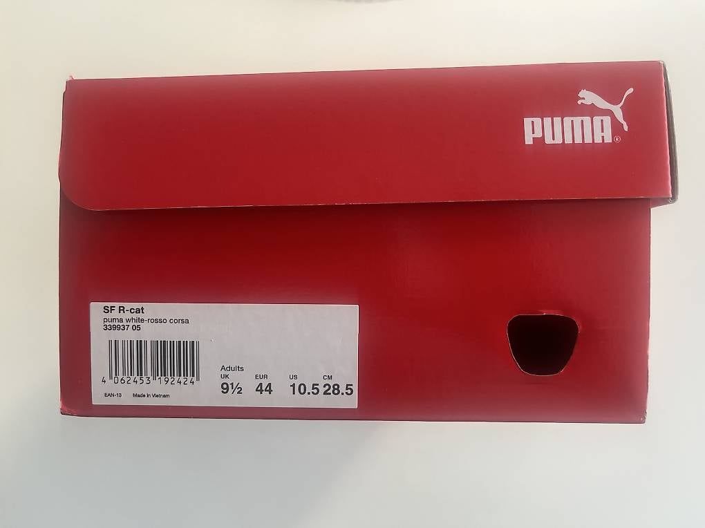 Herrenschuhe: NEU: PUMA white-rosso corsa Gr. 44 – Gebraucht aus Würenlingen von CGS 3