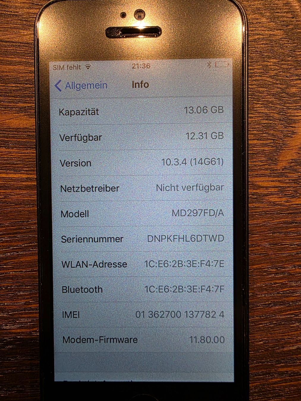 Apple Portables: iPhone 5, Black, 16GB gebraucht – D'occasion à Emmen par Dani1973 5