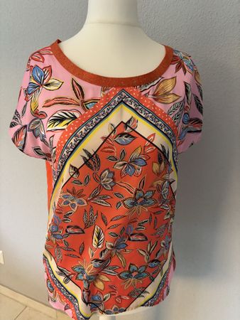 Taifun Shirt, Gr. S (38) Blumenmuster