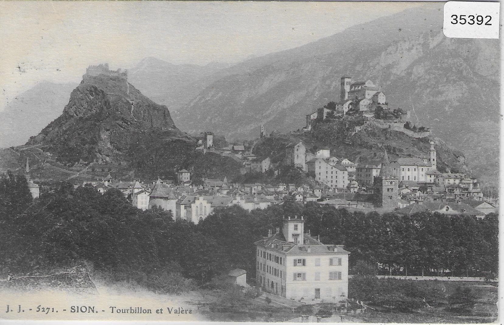 Cartoline postali: Sion - Tourbillon et Valera – Usato da Ettingen venduto da Kartenplanet