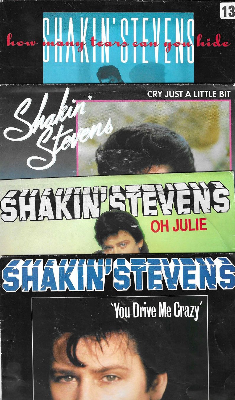 Dischi in vinile: Shakin' Stevens  4 Singles - Oh Julie .... – Usato da Savagnier venduto da Ne2065