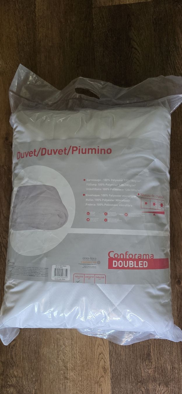 Conforama Coperte: Conforama Duvet 160x210 cm – Nuovo e nell'imballaggio originale da Flawil venduto da Heartbreaker