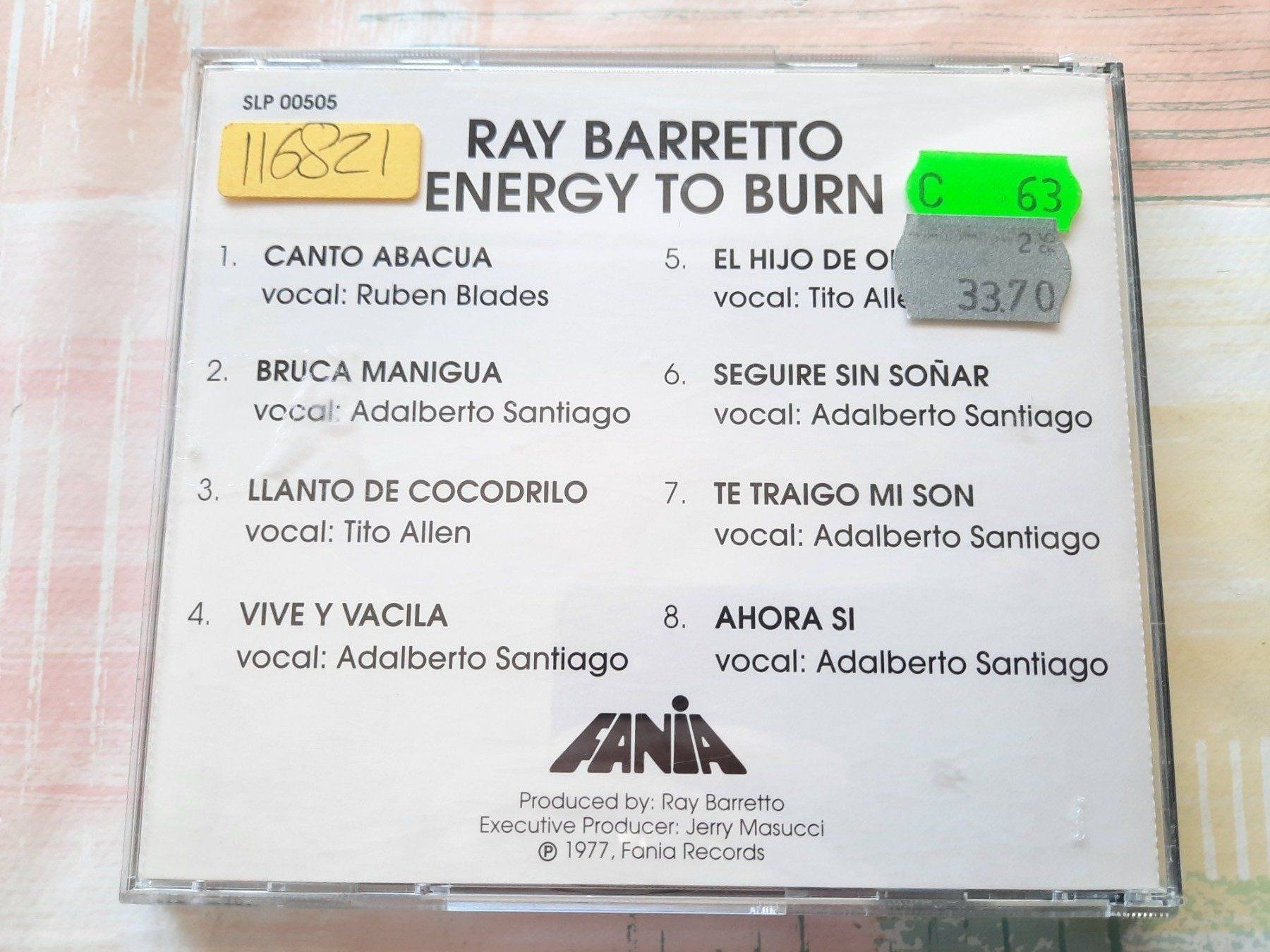 CD: CD Ray Barretto - Energy to Burn – Usato da Pully venduto da bro_n52j 1