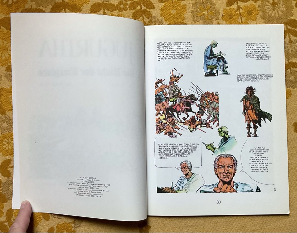Comics: Jugurtha Band Nr 3 von 1988 – Gebraucht aus Endingen von nathan05 3