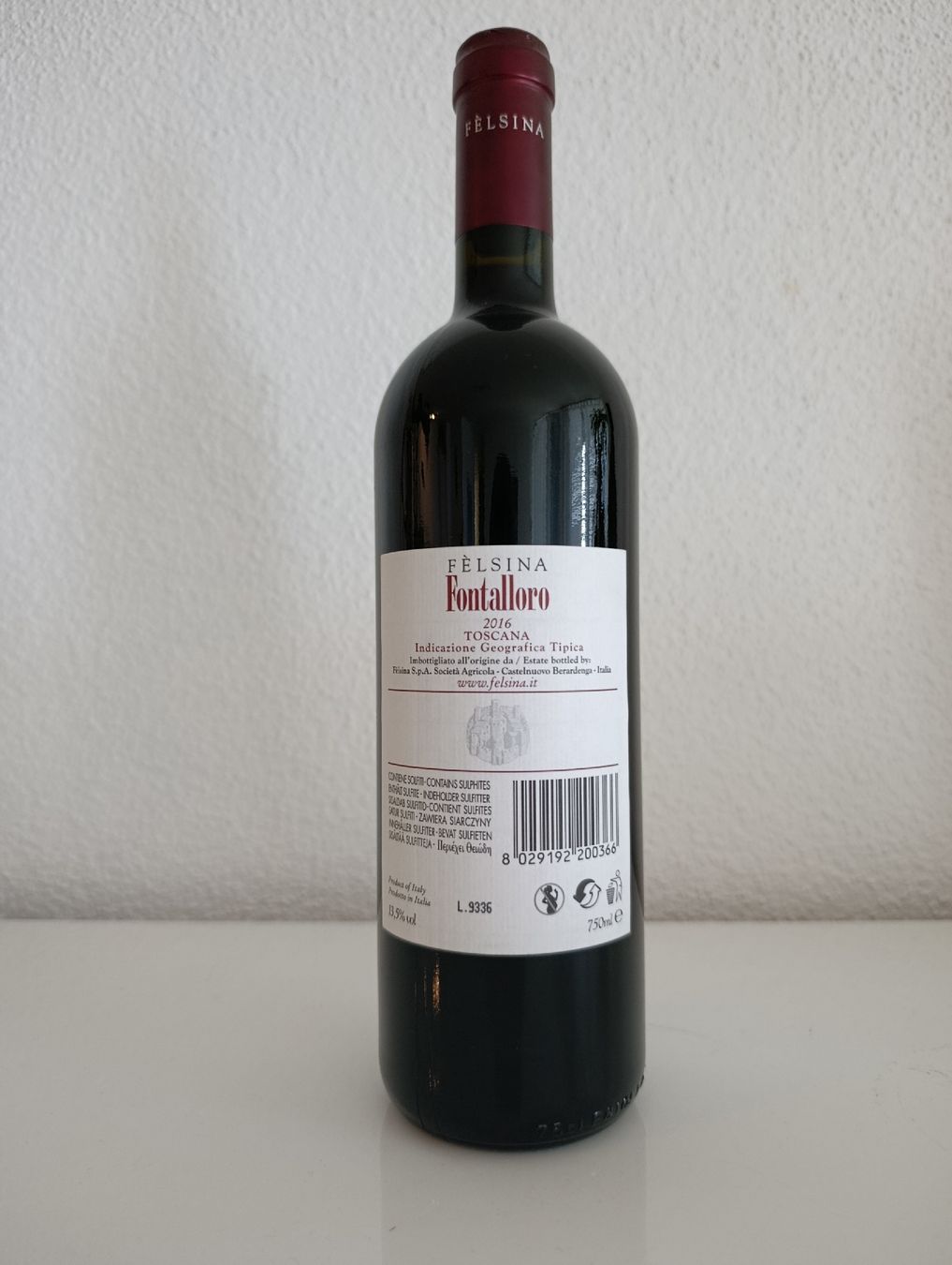 Vins: Fontalloro Felsina 2016  – Neuf (Voir description) à Brüttisellen par OIBAF1993 1