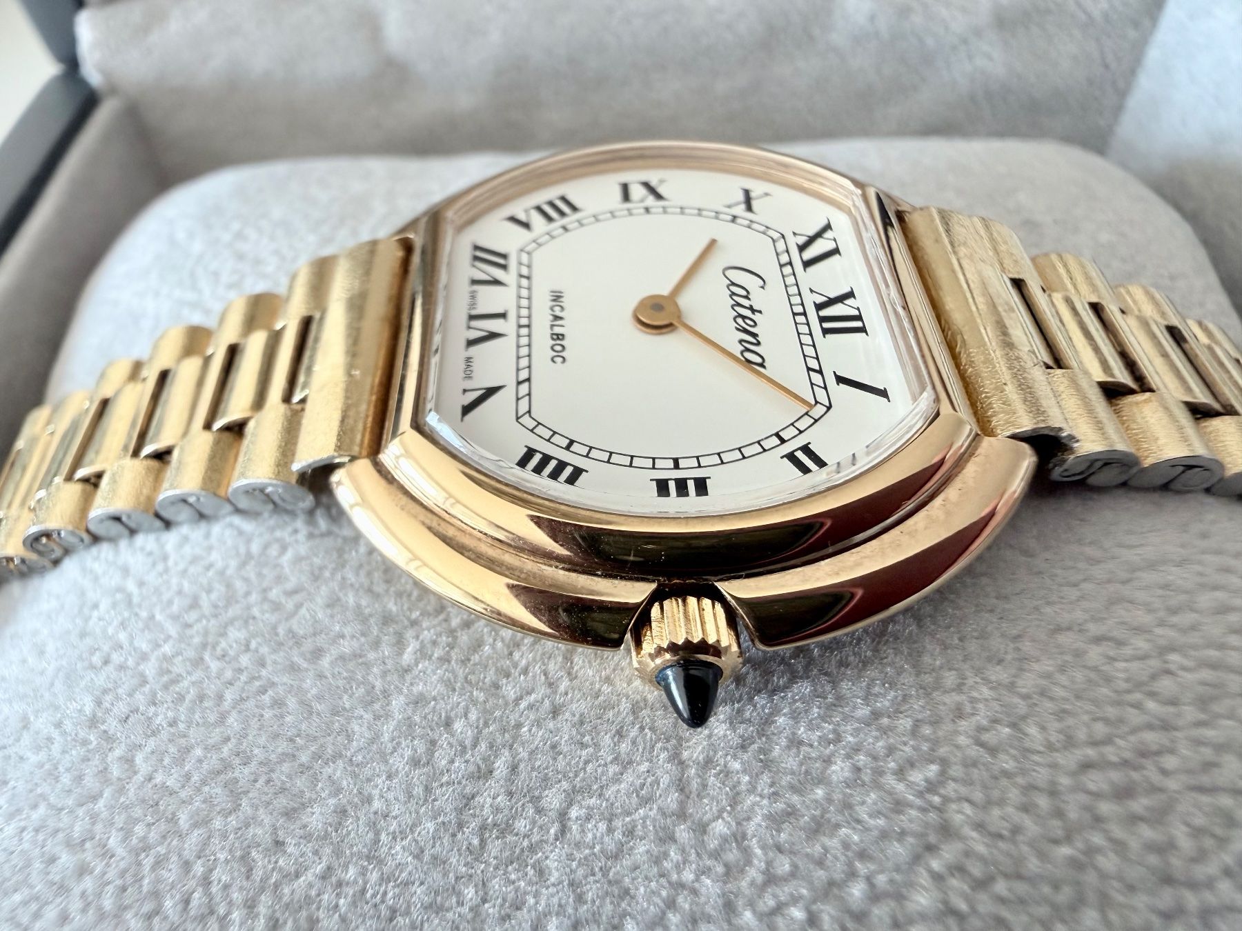 Orologi: CATENA "TV screen" type, Goldplated 10mic, Mechanical, Swiss – Nuovo (secondo la descrizione) da Le Mont-sur-Lausanne venduto da LycaGallery 4