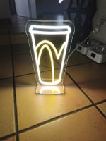 McDonald's LED Lampe Cup Neon Design Neu 33cmx16cm