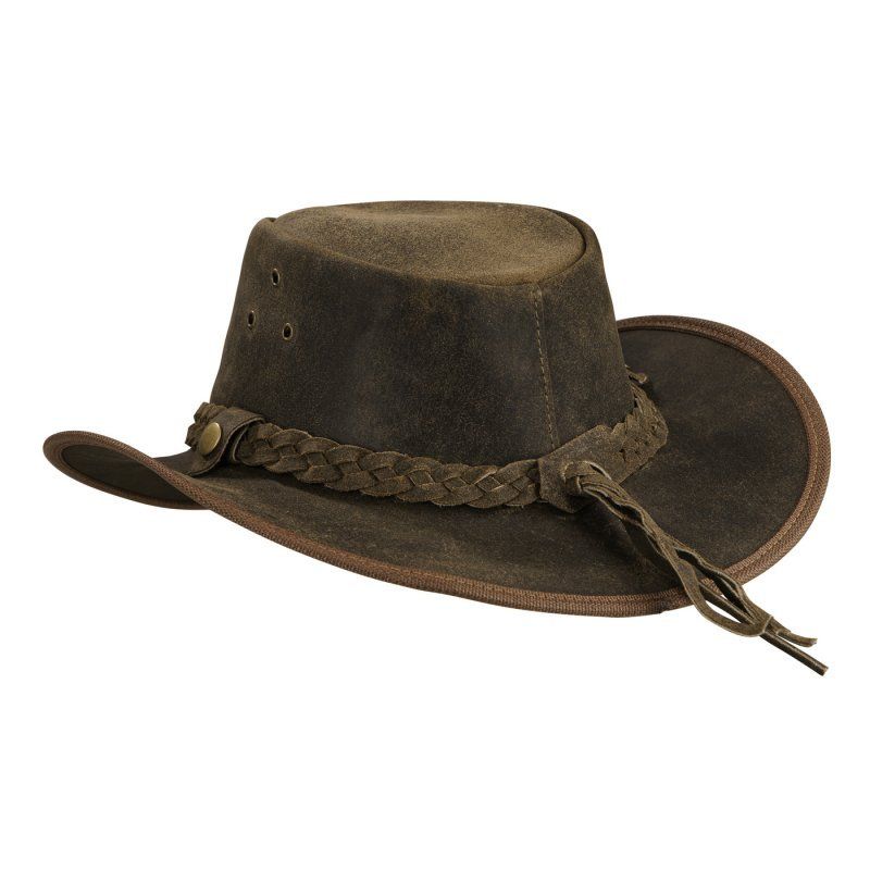 Copricapi, berretti & cappellini: BLACK FOREST FOX TEXAS Western Cowboy Leder Hut Old Green M – Nuovo e nell'imballaggio originale da Steffisburg venduto da fellgerber 3