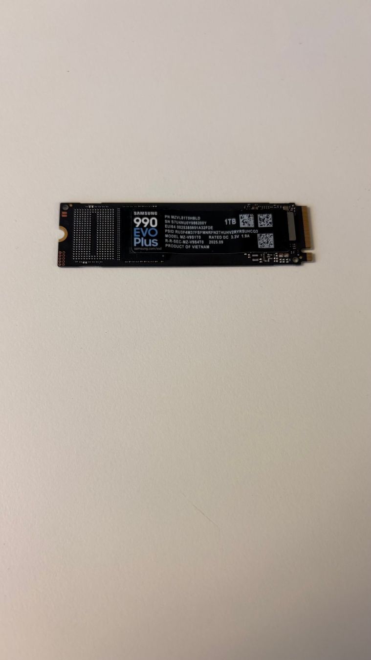 Samsung Dischi rigidi: Samsung M.2 SSD 1TB EVO Plus 990 – Usato da St. Margrethen SG venduto da Grenzgarage1