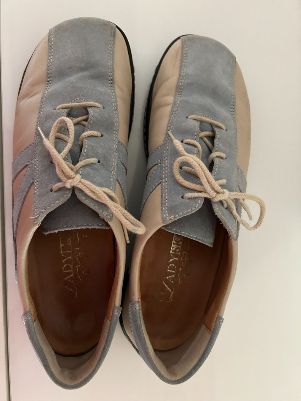 Helvesko Damenschuhe: Ladysko Halbschuh, Hellblau/Beige – Gebraucht aus Ettingen von sagada81 1
