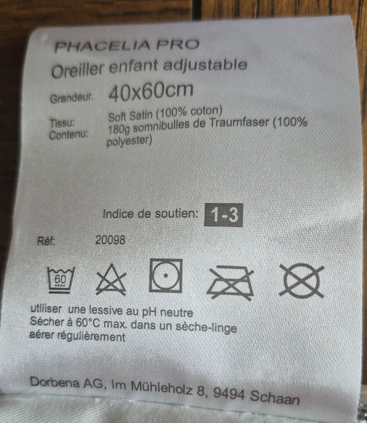 Kissen: DOR Phacelia Kinderkissen, 40x60cm + Nachfüllbeutel – Neu (gemäss Beschreibung) aus Pieterlen von Dyui 4