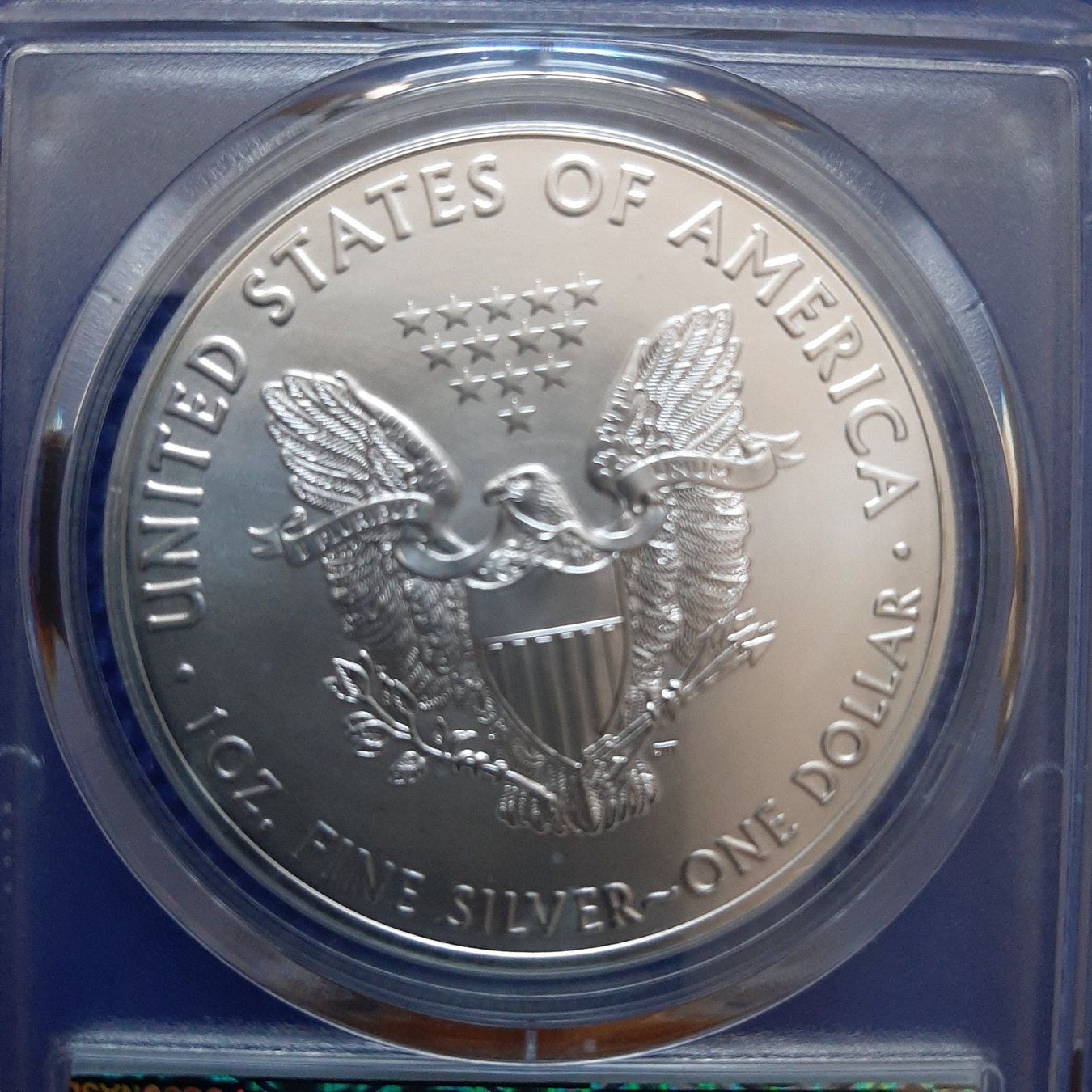 Alle Münzen: Silver Eagle 1$ 2018 First Strike PCGS MS70 – Gebraucht aus Carouge GE von cecob0909 3