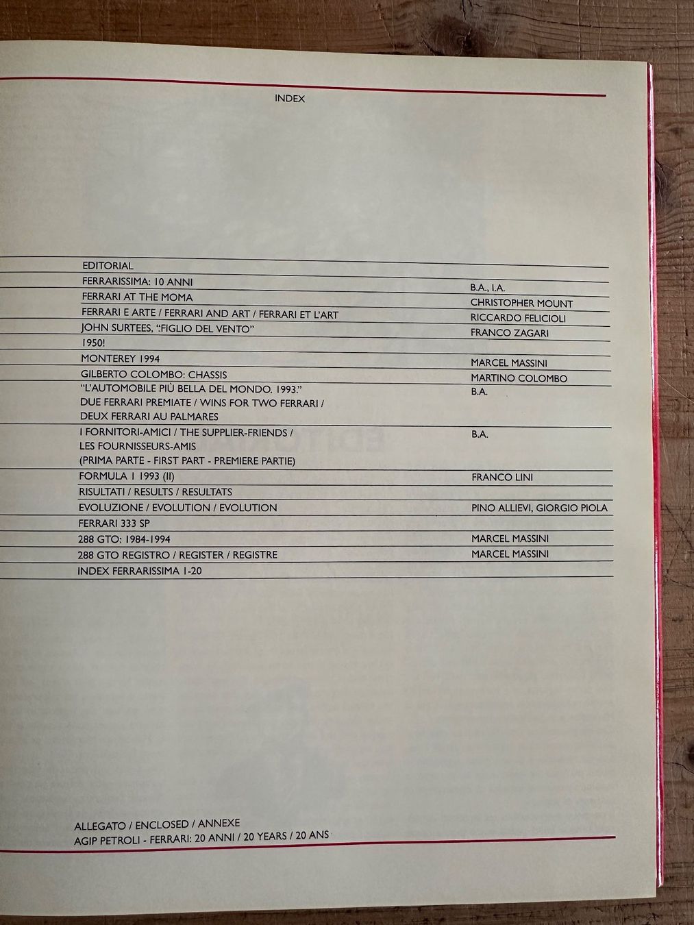 Libri: Livre " Ferrarissima 10 anni " – Usato da Bellinzona venduto da NicoTicino 1