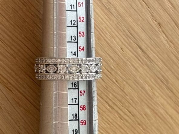 Anelli: Luxus Elegante Gr.17/7 Ring Memoire Farbe :  Silber – Nuovo (secondo la descrizione) da Biel-Bienne venduto da Roserosse13 6