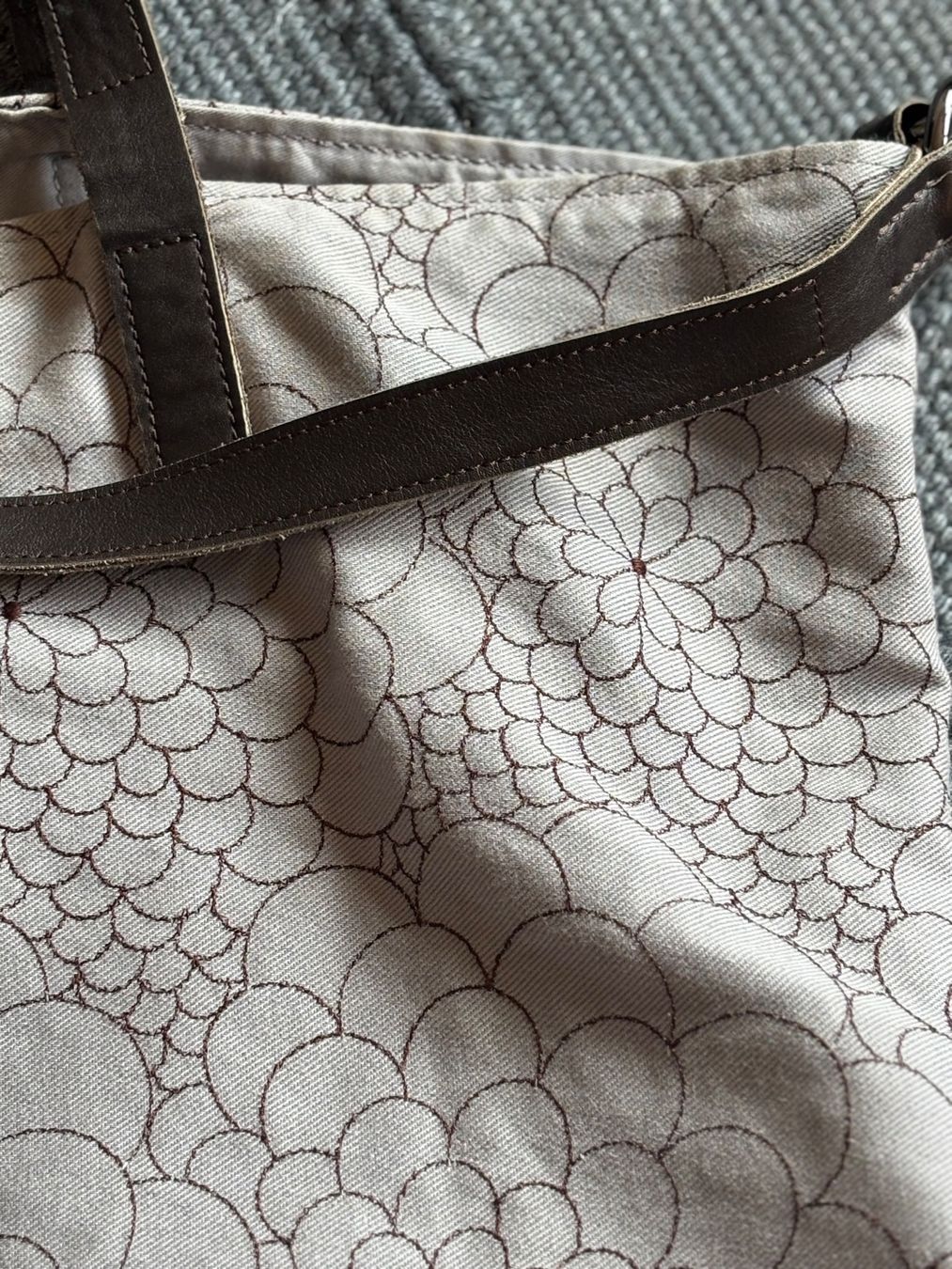 Borse da donna: Prêt pour moi Tote Bag Tasche grey/brown – Usato da Bennau venduto da Fury3 1