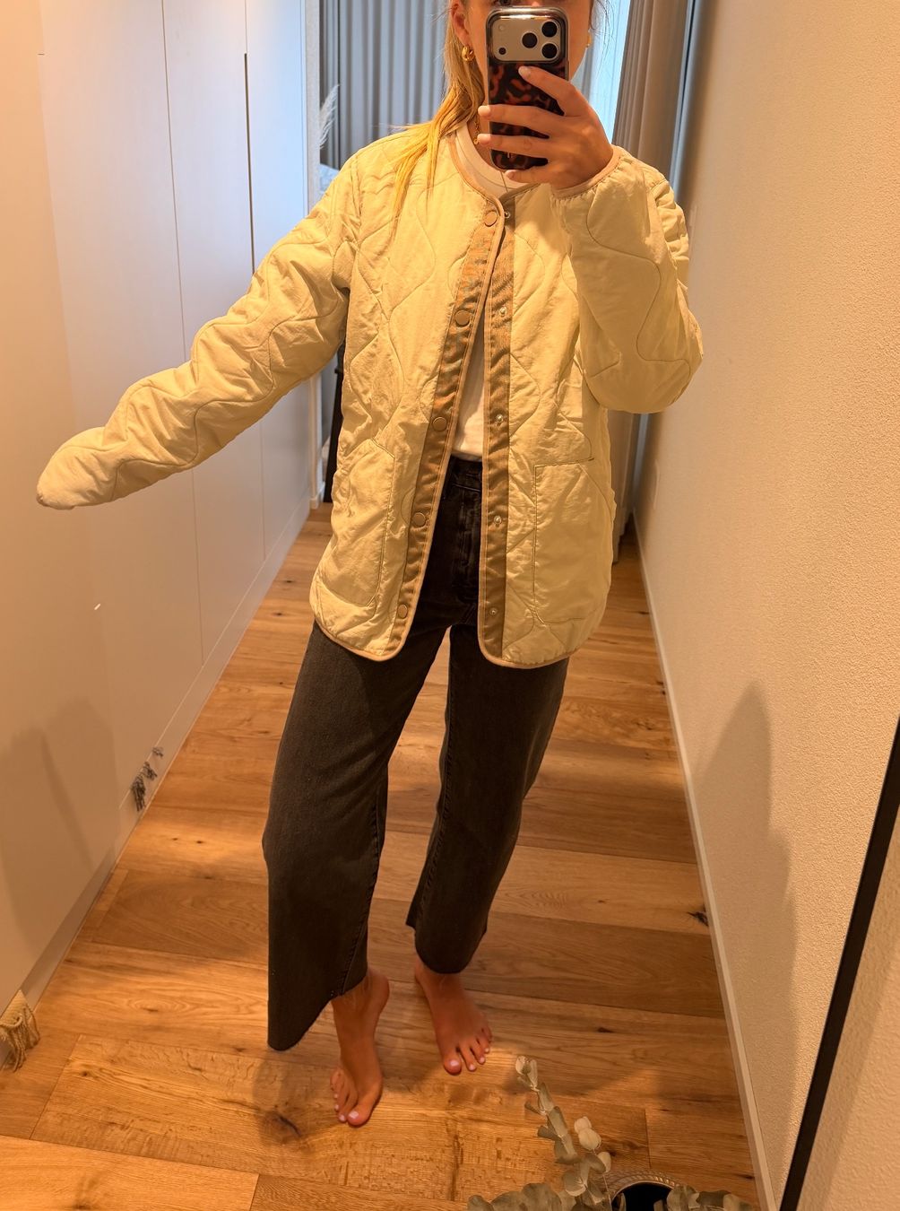 Giacche: Steppjacke Gr. S beige, leichte Übergangsjacke – Usato da Glarus venduto da lindabene 1