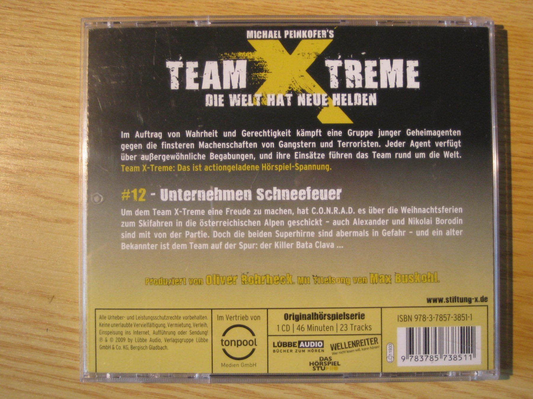 CD: CD - Team X-Treme - Unternehmen Schneefeuer – Usato da Greifensee venduto da Janali01 1