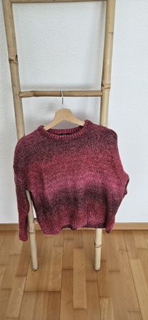 Strickpullover C&A rot meliert Grösse M