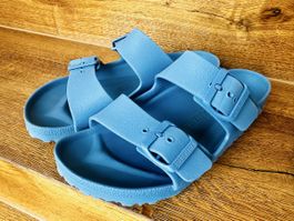 Birkenstock Arizona Sandalen hellblau Grösse 39