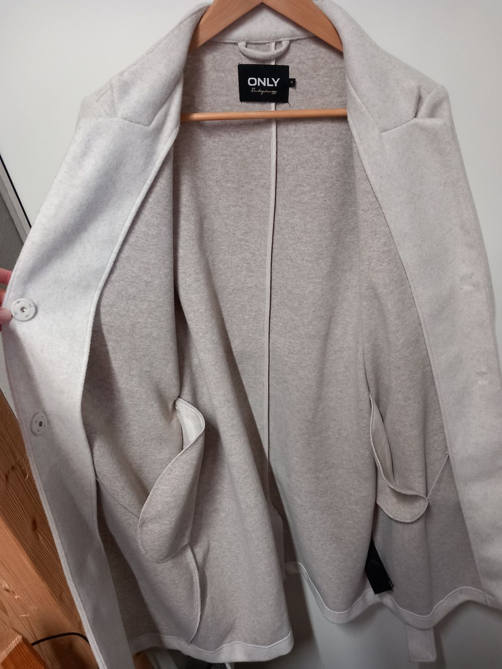 Only Mäntel: Eleganter Mantel von ONLY Gr.M beige – Gebraucht aus Gwatt (Thun) von umwelt-brocki 4
