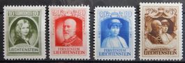 Liechtenstein Kat. 90-93 * 1929 Kat. 35 Euro