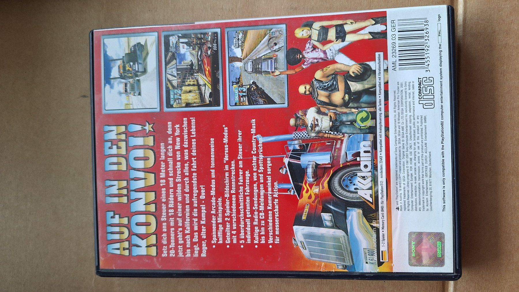 Giochi: 18 wheeler - PS2 – Usato da Altstätten SG venduto da GGsGameshop 1