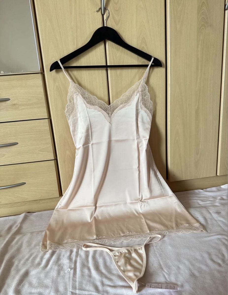 Negligees & Pigiami: Sexy Pyjama Crème – Nuovo (secondo la descrizione) da Luzern venduto da claiudiu