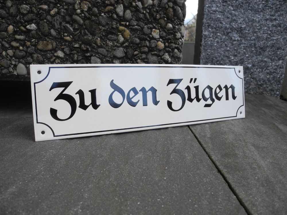 EISENBAHN EMAILSCHILD 1