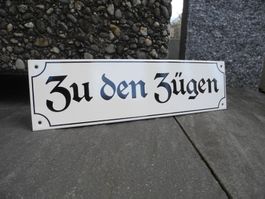 EISENBAHN EMAILSCHILD
