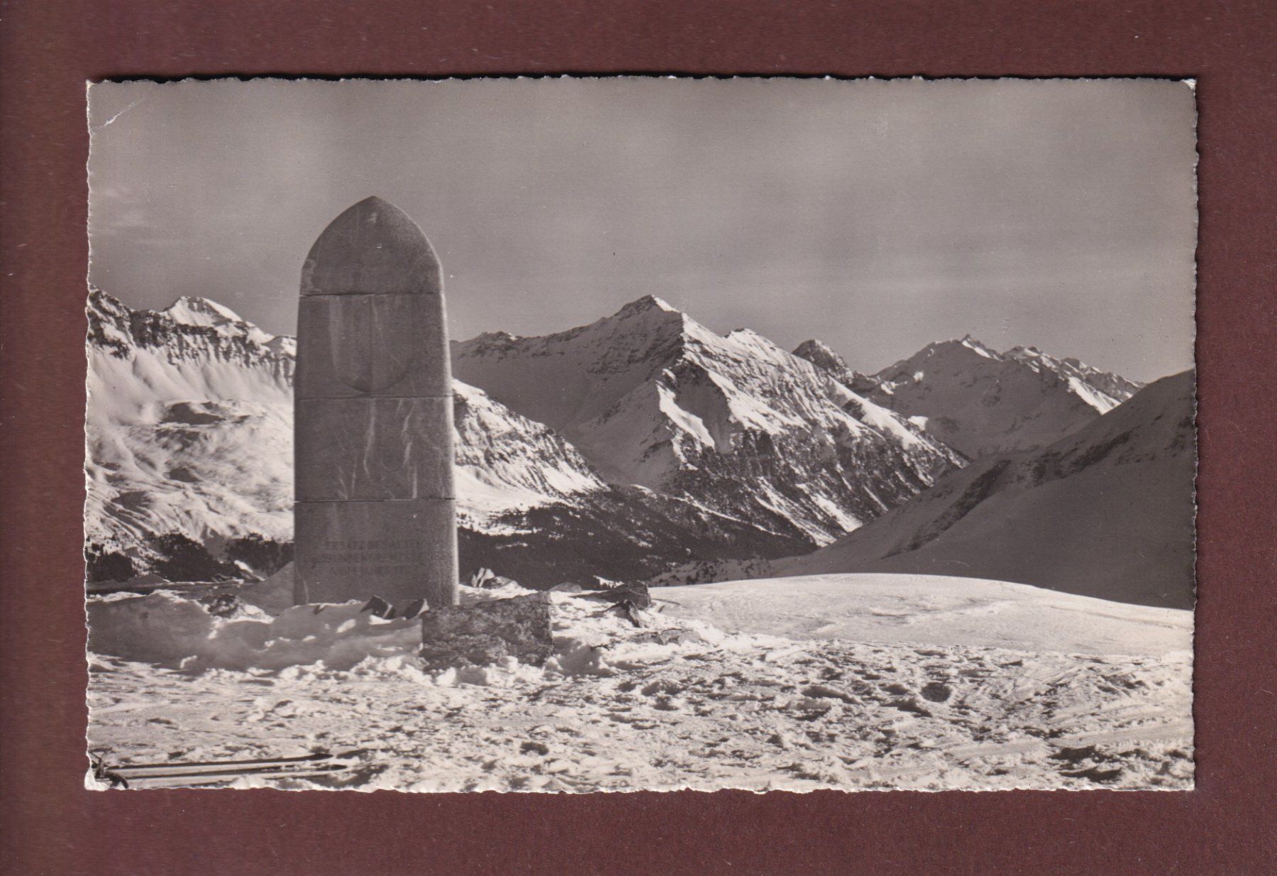 Cartoline postali: DREIBÜNDENSTEIN - 1955 // Eckbug // – Usato da Pully venduto da nicecards-shop