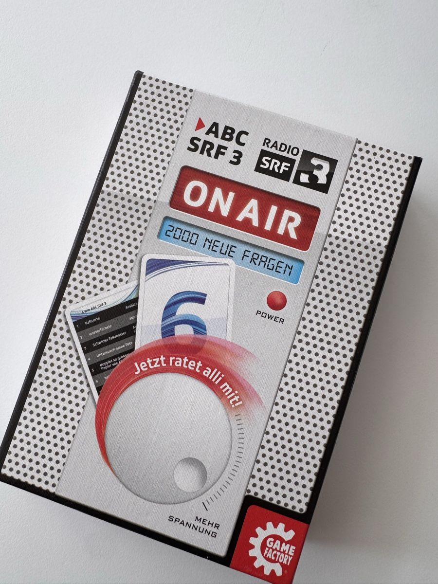 Spiele: SRF 3 On Air - Das Quiz Spiel – Gebraucht aus Sursee von ste_zr96