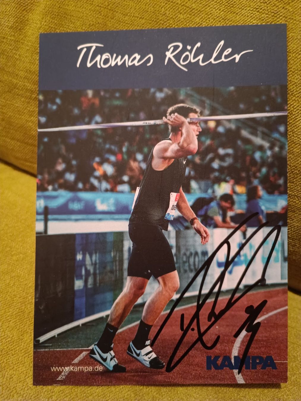 Autogramme: Thomas Röhler - Olympiasieger – Gebraucht aus Menziken von Autogramme