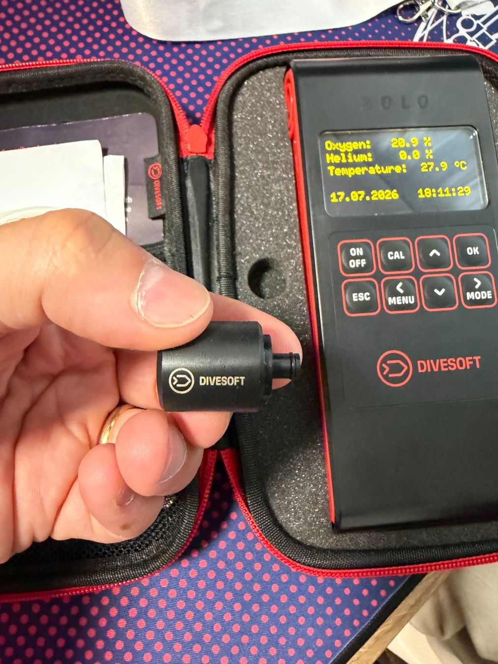Respiratori & Giubbotti: Divesoft Solo He/O2 trimix analyzer – Usato da Muttenz venduto da perdix_it 3