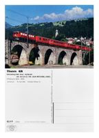 Thusis Viamala Domleschg alte Brücke Bahn RhB Ge 6/6 II 706