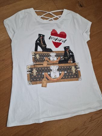 Cooles T-Shirt mit Print Gr. L/XL- Hingucker für den Sommer!