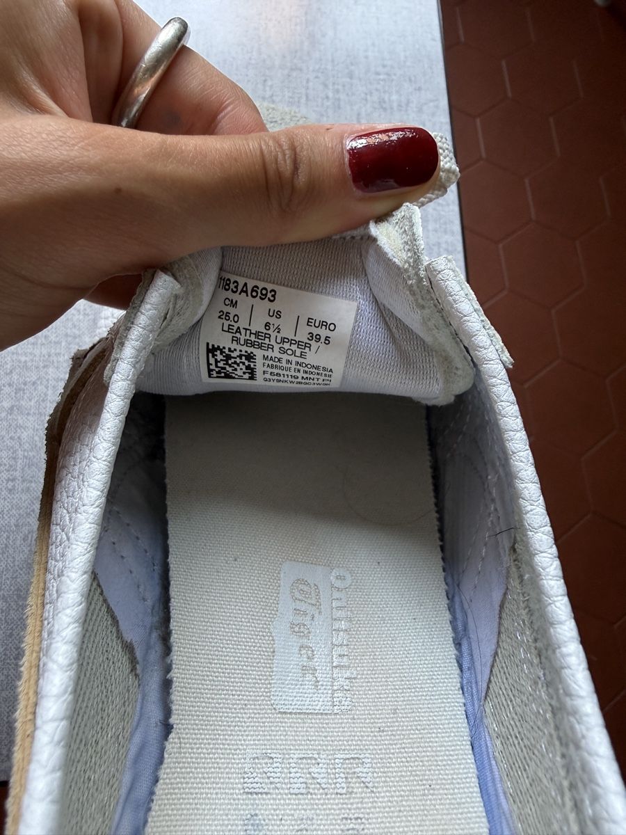 Onitsuka Scarpe da donna: Onitsuka Tiger Sneaker weiss Leder Grösse 39.5 – Nuovo (secondo la descrizione) da Zürich venduto da sum_s552 3