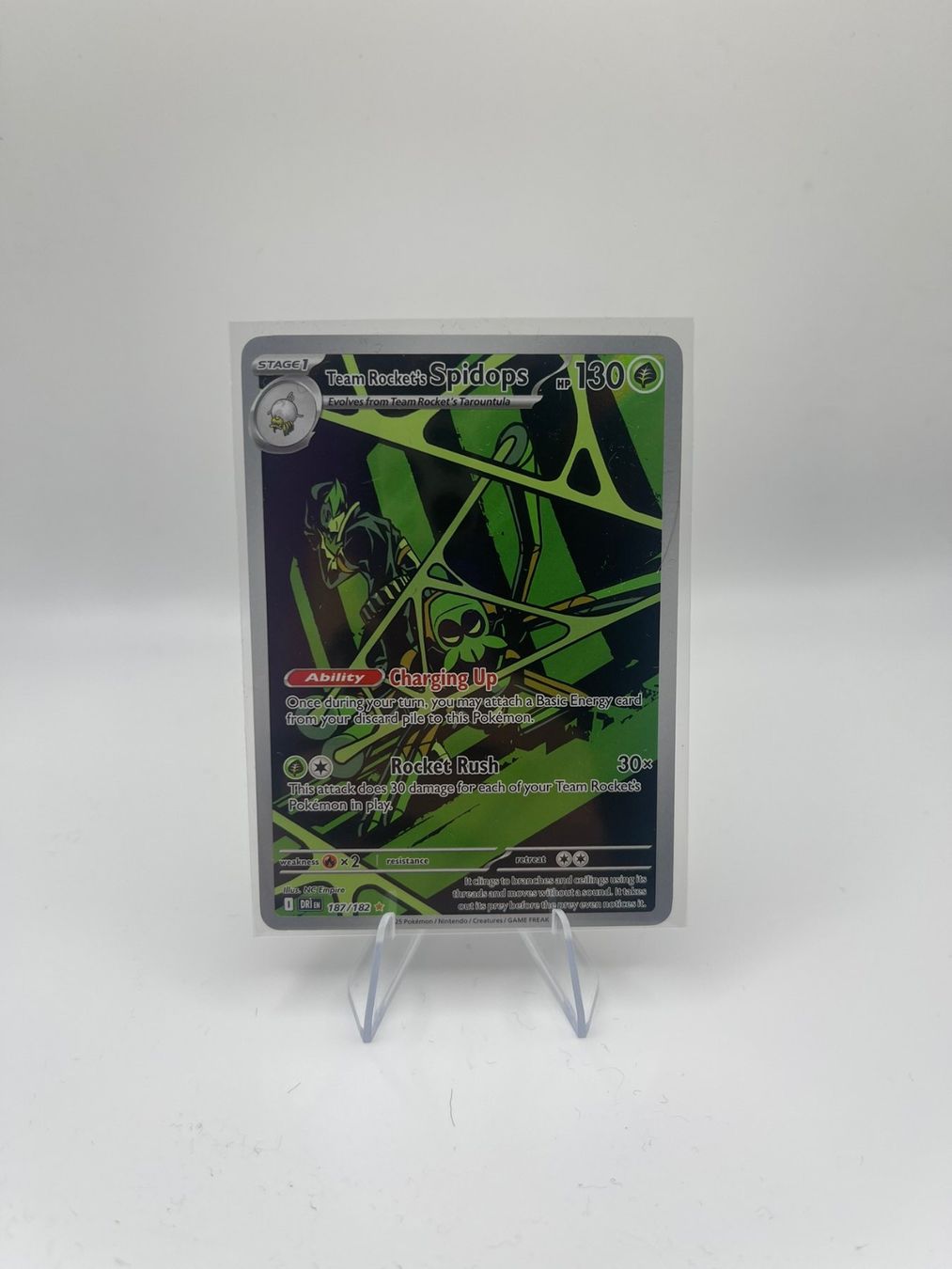 Pokémon Carte collezionabili: Pokemon: Team Rockets Spidops 187/182 – Usato da Märstetten venduto da AlienNova